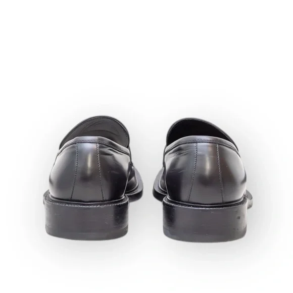 Gucci Loafers Men's Black Leather‎ Horsebit Casual Slip On Shoes Size US 9.5 D - Picture 5 of 8
